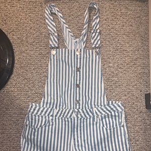 Denim overalls